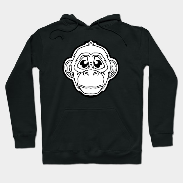 Sad Monkey Hoodie by Reed Design & Illustration